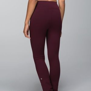 Lululemon skinny will pant in Bordeaux